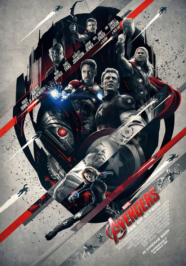Bring Home Avengers: Age of Ultron (2015) Stunning Action Art - Premium Movie Poster