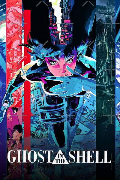 Bring Home Cyberpunk Elegance: Ghost in the Shell (1995) Poster - Premium Movie Poster