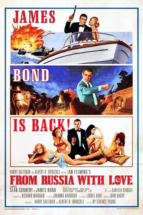 Bring Home 'From Russia with Love' (1963) Wall Art - Premium Movie Poster