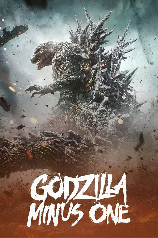 Bring Home Godzilla Minus One (2023) Retro-Futuristic Art - Premium Movie Poster