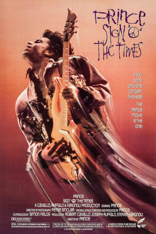 Bring Home Prince's 'Sign 'o' the Times (1987) Poster - Premium Movie Poster