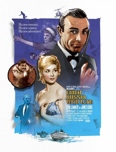 Bring Home the 1963 Classic: From Russia with Love - Premium Movie Poster