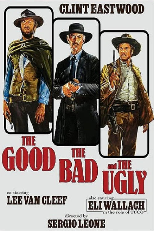 Bring Home the 1966 Classic: The Good, the Bad and the Ugly Poster - Premium Movie Poster