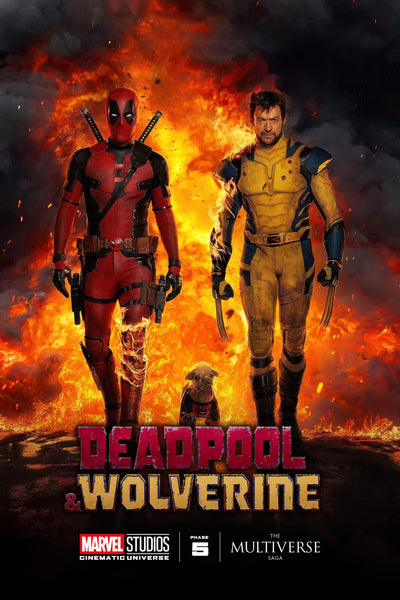 Bring Home the Action: Deadpool & Wolverine (2024) Poster - Premium Movie Poster