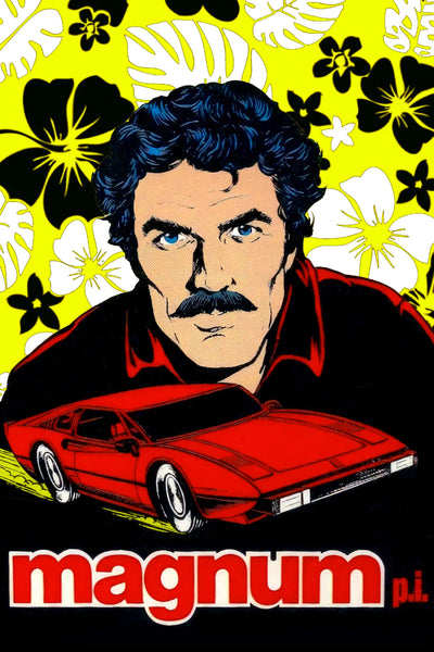 Bring Home the Action of Magnum, P.I. (1980) - TV Series Poster