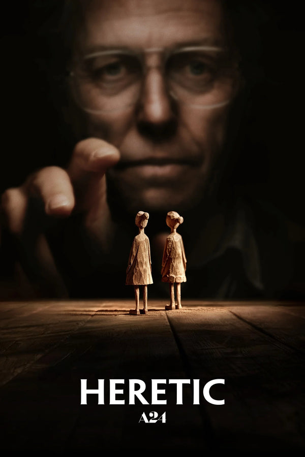 Bring Home the Chilling Art of Heretic (2024) - Premium Movie Poster