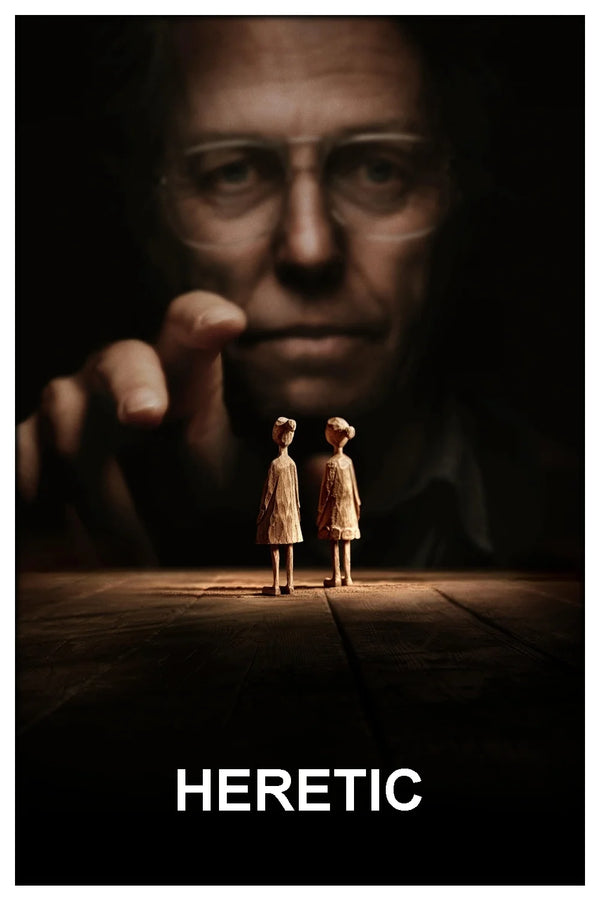 Bring Home the Chilling Eerie Art of Heretic (2024) - Premium Movie Poster