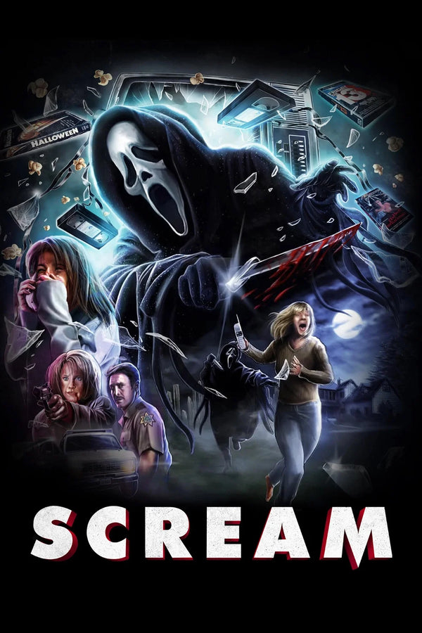 Bring Home the Chilling Horror of Scream (1996) - Premium Movie Poster