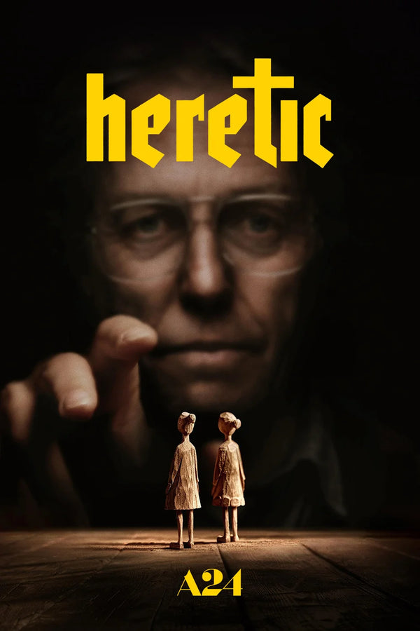 Bring Home the Chilling Mystery of Heretic (2024) Horror Poster - Premium Movie Poster