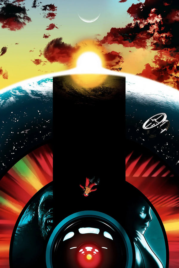 Bring Home the Cosmic Journey of 2001: A Space Odyssey (1968) - Premium Movie Poster
