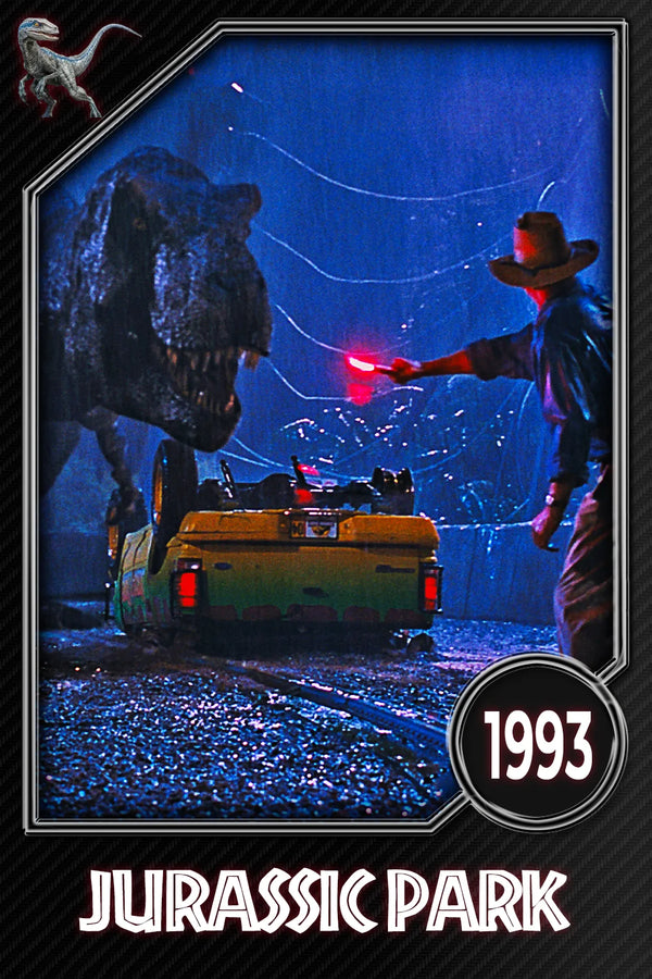 Bring Home the Dino Thrills: Jurassic Park (1993) Adventure Poster - Premium Movie Poster