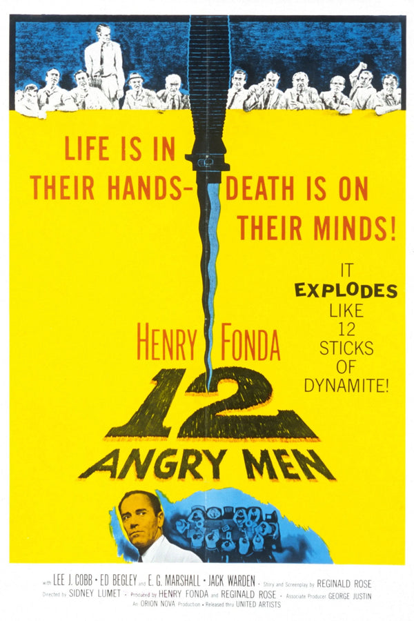 Bring Home the Drama of 12 Angry Men (1957) - Premium Movie Poster