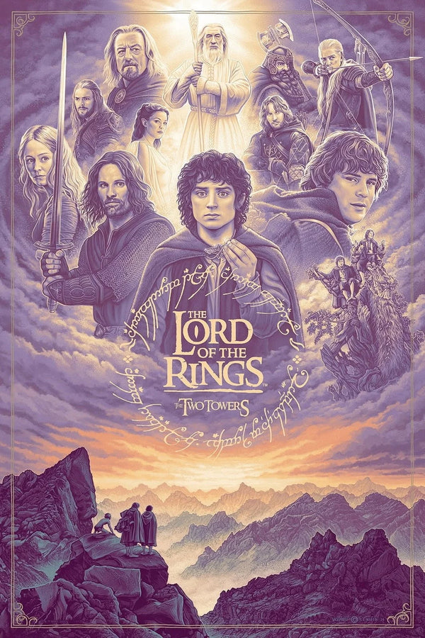 Bring Home the Epic Magic of The Lord of the Rings: The Two Towers (2002) Wall Art - Premium Movie Poster