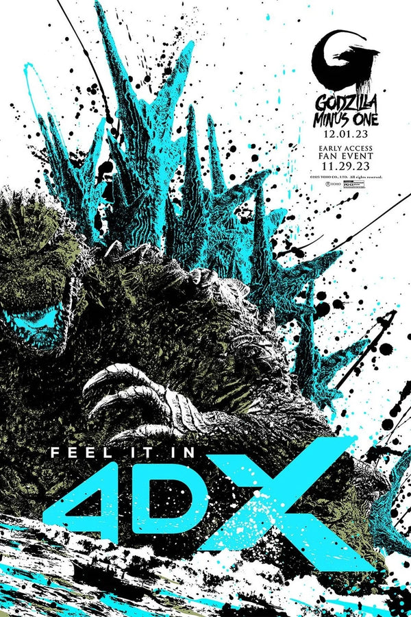 Bring Home the Epic Visions of Godzilla Minus One (2023) - Premium Movie Poster