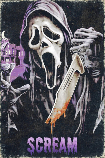Bring Home the Horror of Scream (1996) Iconic Poster - Premium Movie Poster