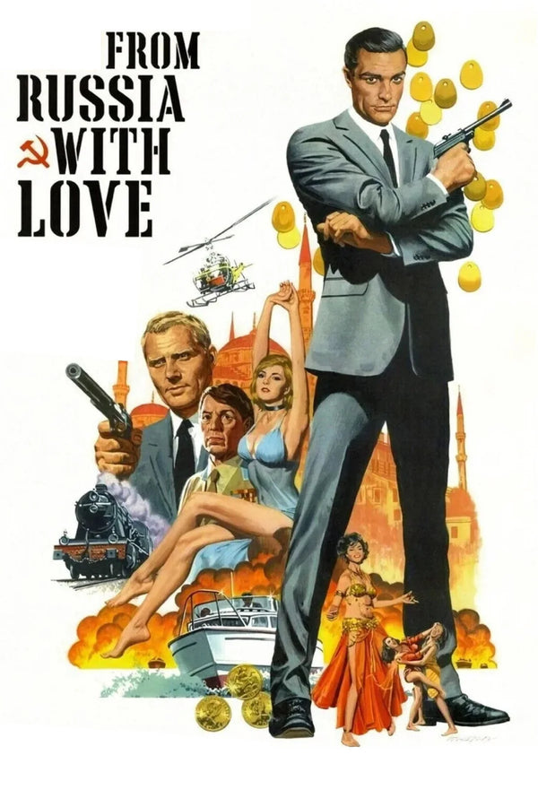Bring Home the Iconic 1963 'From Russia with Love' Poster - Premium Movie Poster