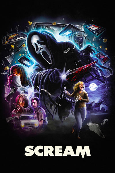 Bring Home the Iconic 'Scream (1996)' Horror Poster - Premium Movie Poster