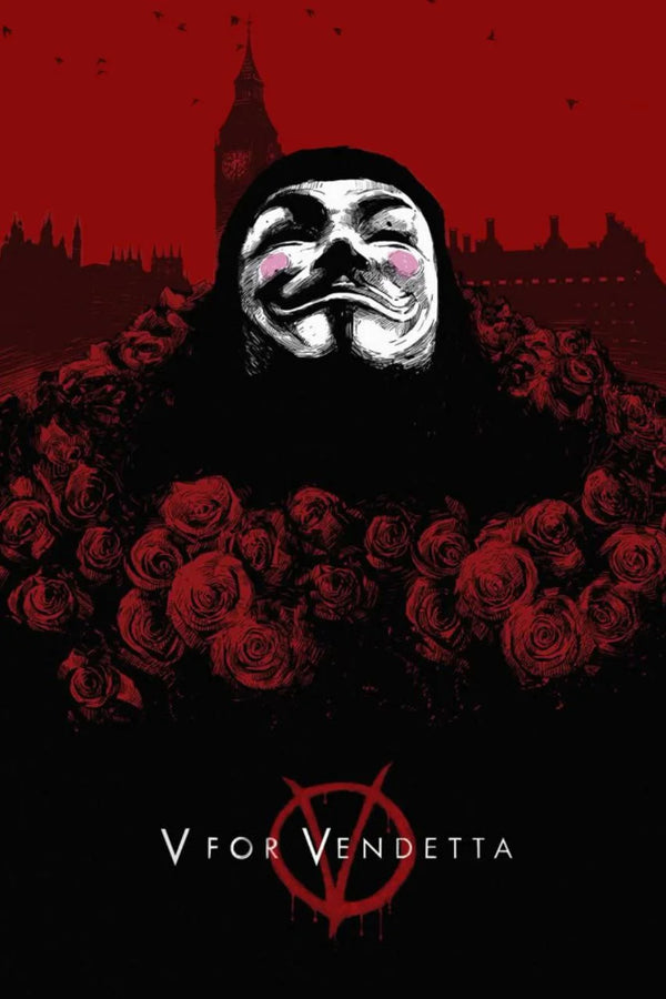 Bring Home the Iconic 'V for Vendetta (2006)' Poster – Documentary Art for Your Walls - Premium Movie Poster