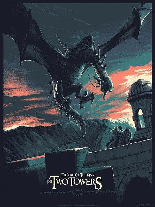 Bring Home the Magic of Lord of the Rings: The Two Towers (2002) - Premium Movie Poster