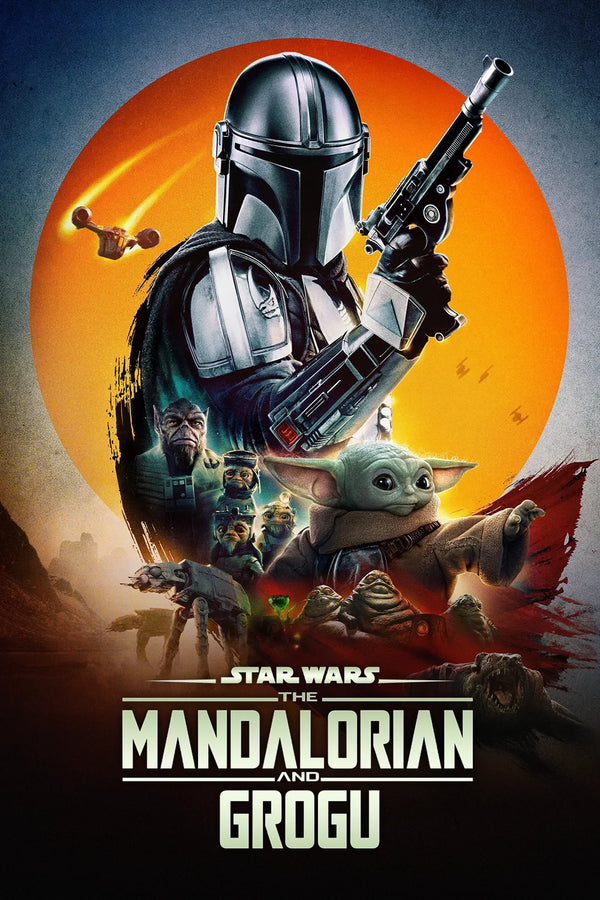 Bring Home The Mandalorian & Grogu (2026) Action Art - Premium Movie Poster