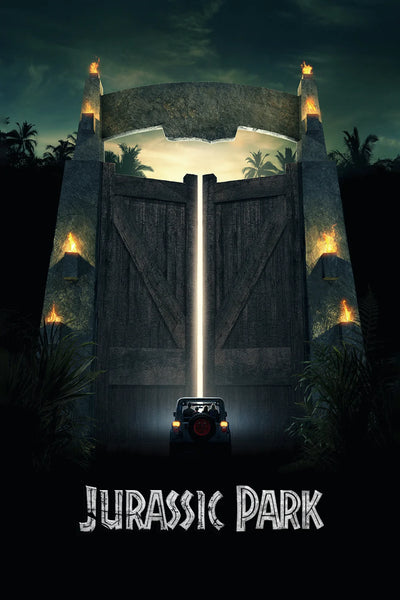 Bring Home the Prehistoric Thrills of Jurassic Park (1993) - Premium Movie Poster