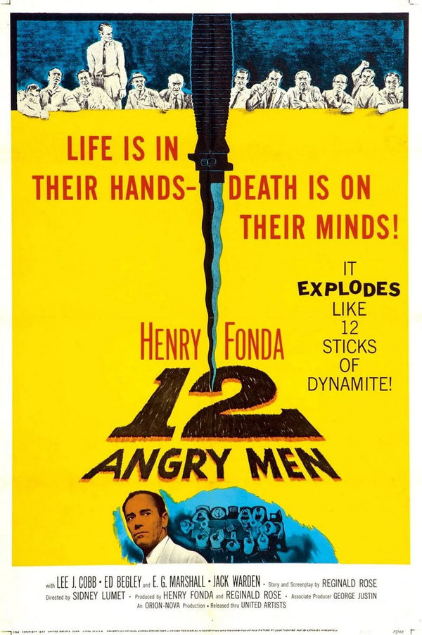 Bring Home the Tension of 12 Angry Men (1957) - Premium Movie Poster