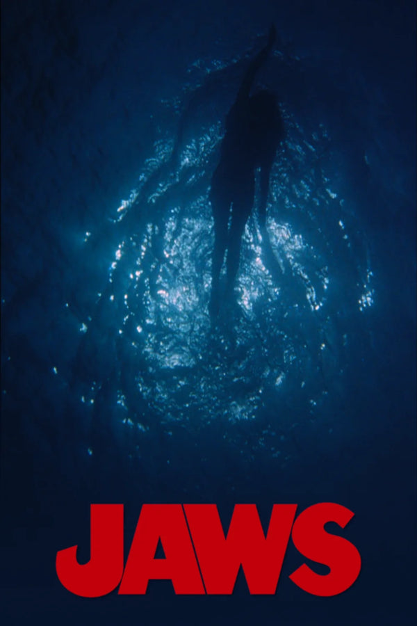 Bring Home the Terror of Jaws (1975) – Iconic Horror Art - Premium Movie Poster