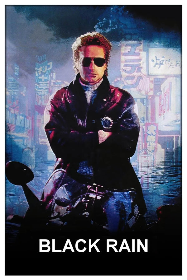 Bring Home the Thrill of Black Rain (1989) Action Poster - Premium Movie Poster