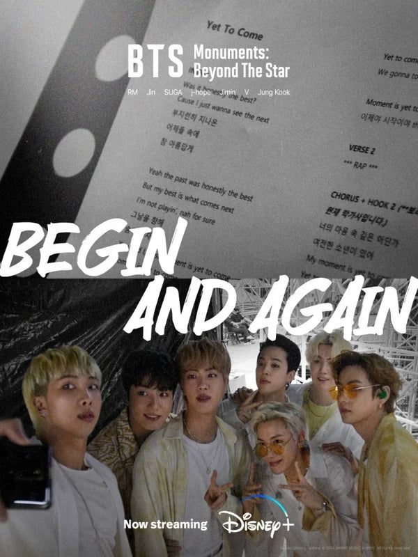 BTS Monuments Beyond The Star: Begin and Again Disconnected Movie Poster Movie Poster | Film Wall Art Print