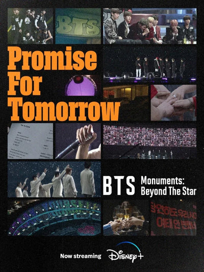 BTS Monuments Beyond The Star: Promise For Tomorrow Movie Poster Movie Poster | Film Wall Art Print