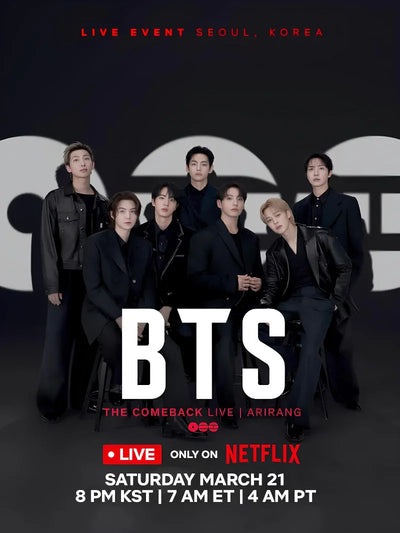 BTS The Return Movie Poster - Official K-Pop Film Artwork Movie Poster | Film Wall Art Print