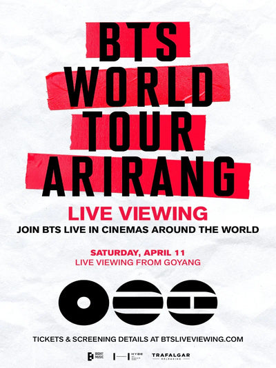 BTS World Tour Arigang Movie Poster - Official K-Pop Concert Film Movie Poster | Film Wall Art Print