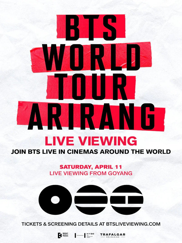 BTS World Tour Arigang Movie Poster - Official K-Pop Concert Film Movie Poster | Film Wall Art Print