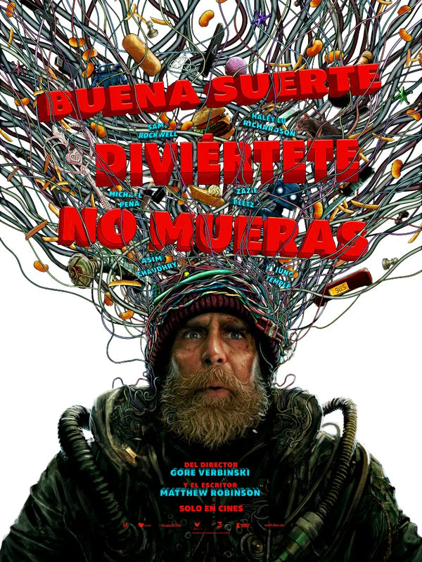Buena Suerte Diviertete No Mueras Movie Poster | Official Art Movie Poster | Film Wall Art Print