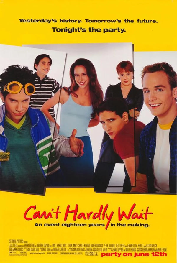 Can't Hardly Wait (1998) Romantic Comedy Classic Movie Poster | Film Wall Art Print