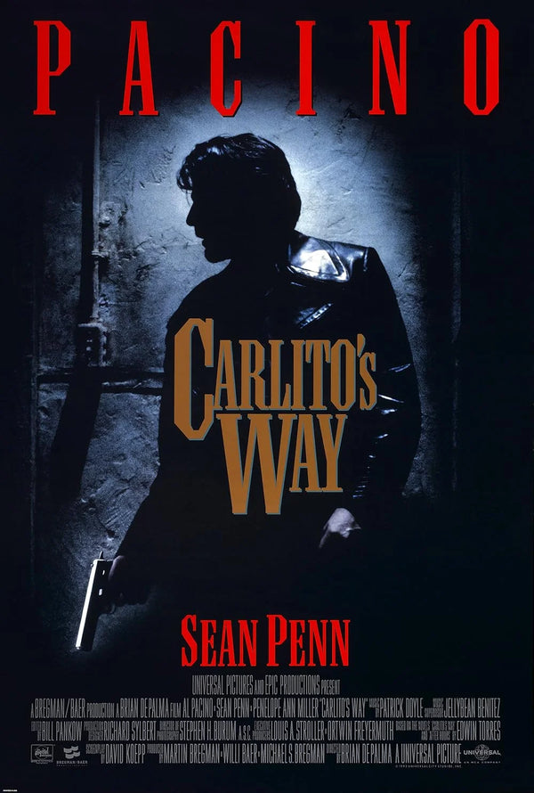 Carlito's Way Movie Poster - Classic Crime Drama Film Art Movie Poster | Film Wall Art Print