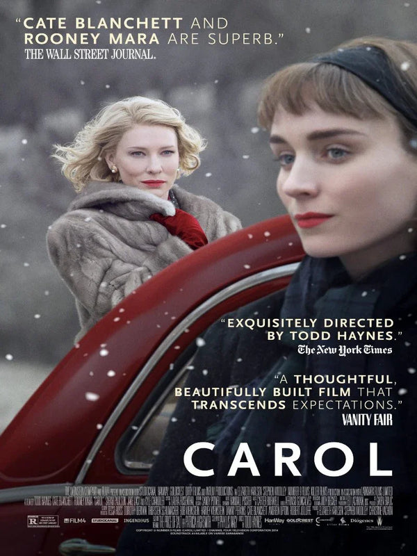 Carol Movie Poster - Todd Haynes 2015 Romance Drama Movie Poster | Film Wall Art Print