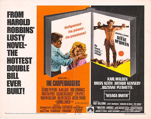 Carpetbaggers and Nevada Smith (1966) Historical Drama Podcast Movie Poster | Film Wall Art Print