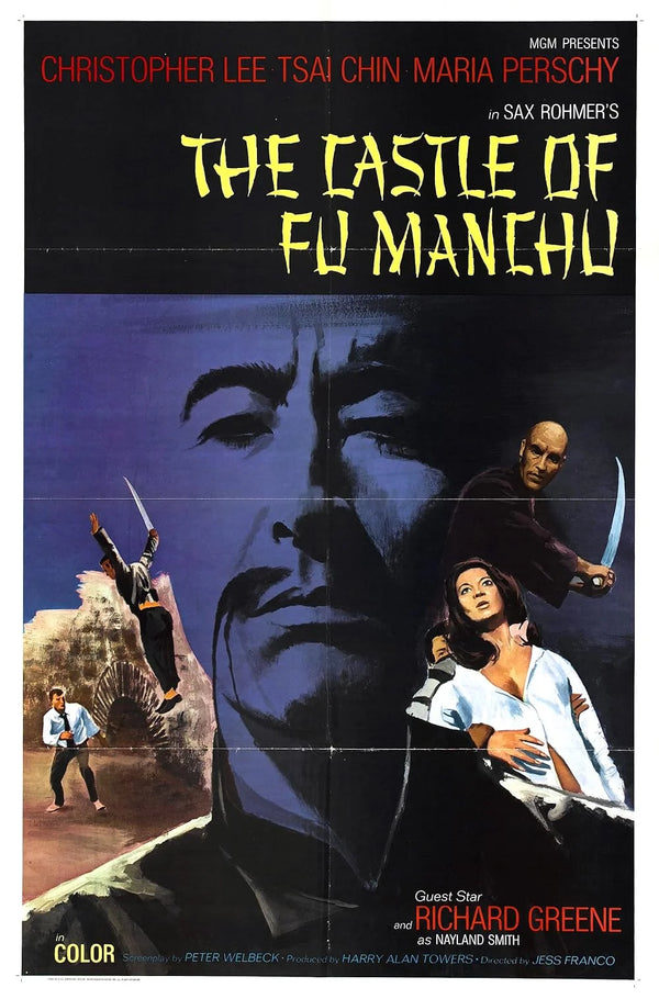 Castle of Fu Manchu (1969) – Adventure, Crime, Horror Movie Poster Movie Poster | Film Wall Art Print