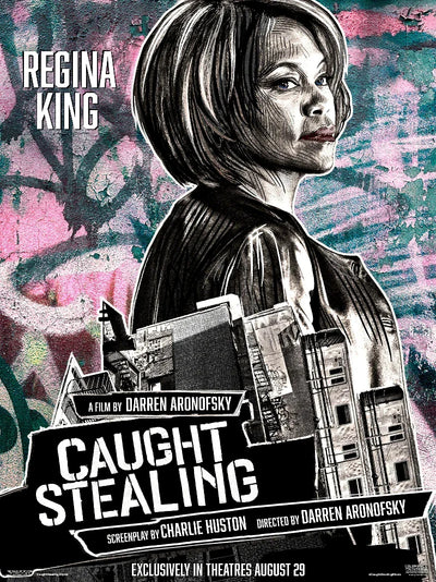 Caught Stealing Movie Poster - Official Artwork & Design Movie Poster | Film Wall Art Print