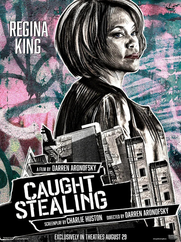 Caught Stealing Movie Poster - Official Artwork & Design Movie Poster | Film Wall Art Print