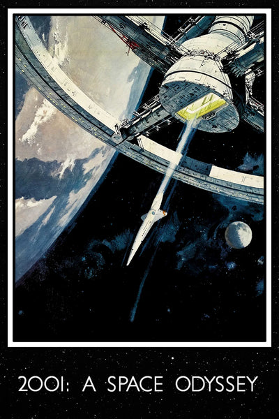 Celestial Masterpiece: 2001 A Space Odyssey (1968) - Premium Movie Poster