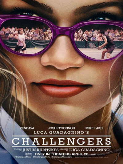 Challengers Movie Poster - Zendaya Tennis Drama Film Movie Poster | Film Wall Art Print