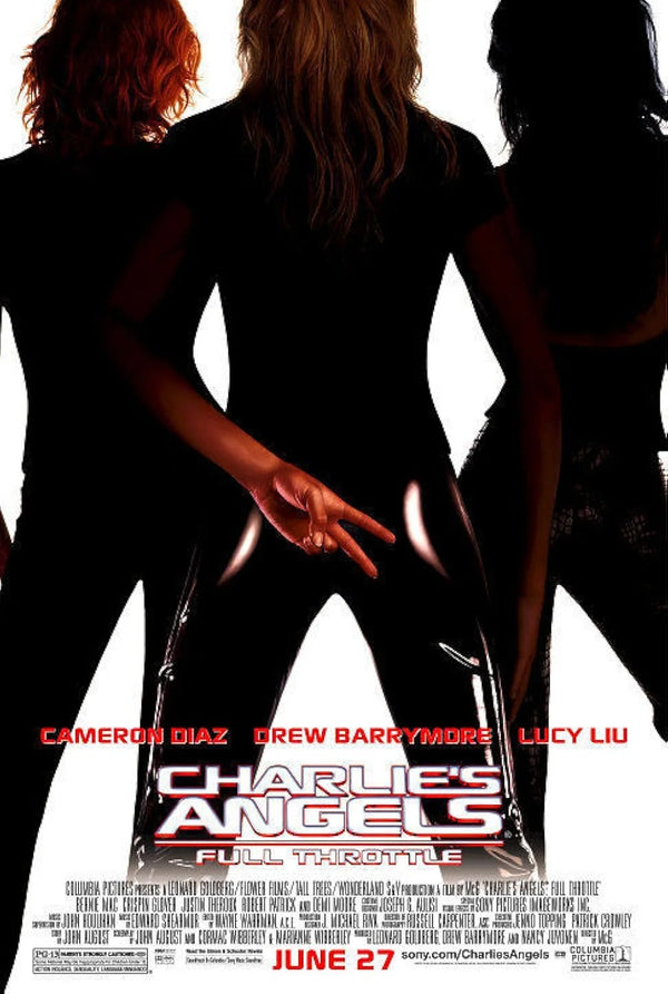 Charlie's Angels: Full Throttle (2003) Action-Adventure Comedy Movie Poster | Film Wall Art Print