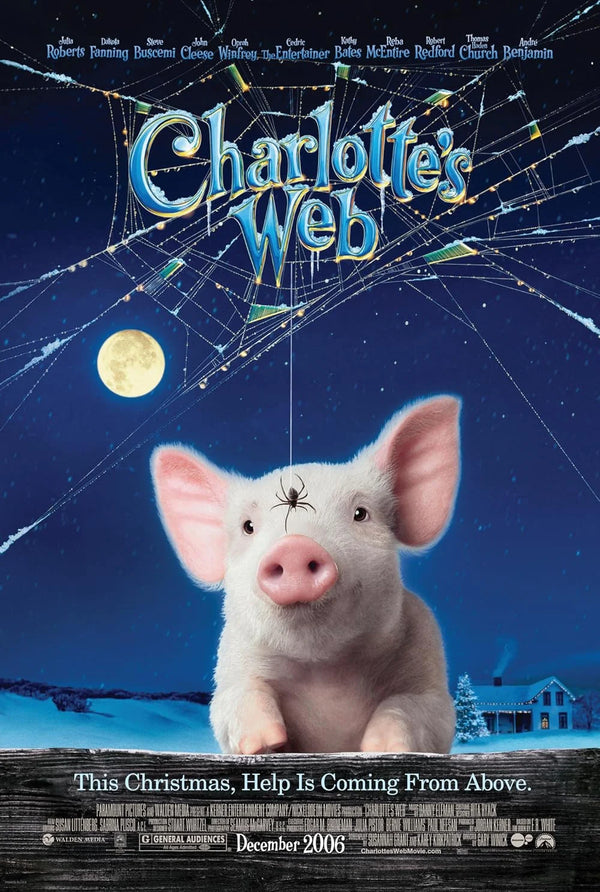 Charlotte's Web (2006) - Heartwarming Family Adventure & Comedy Movie Poster | Film Wall Art Print