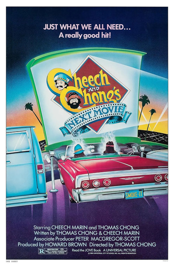 Cheech & Chong's Next Movie (1980) – Comedy Crime Classic Movie Poster | Film Wall Art Print