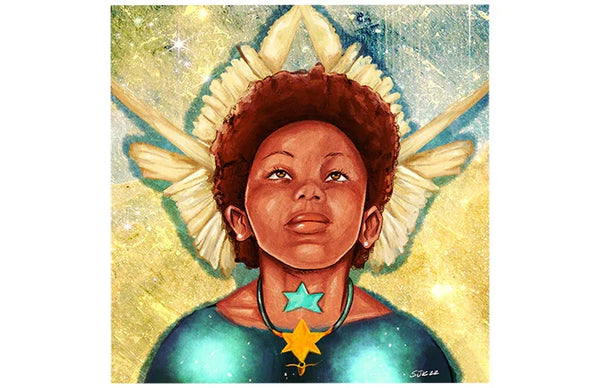 Child of the Stars | Kameron White's Cosmic Journey Movie Poster | Film Wall Art Print