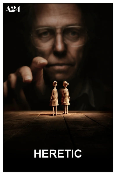 Chilling Beauty: Heretic (2024) Premium Wall Art - Premium Movie Poster