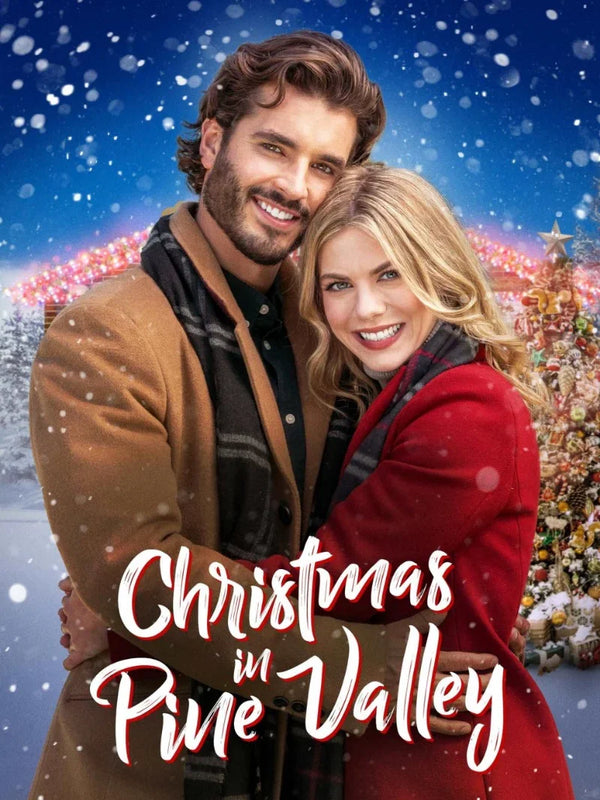 Christmas in Pine Valley Movie Poster | Holiday Romance Film Movie Poster | Film Wall Art Print