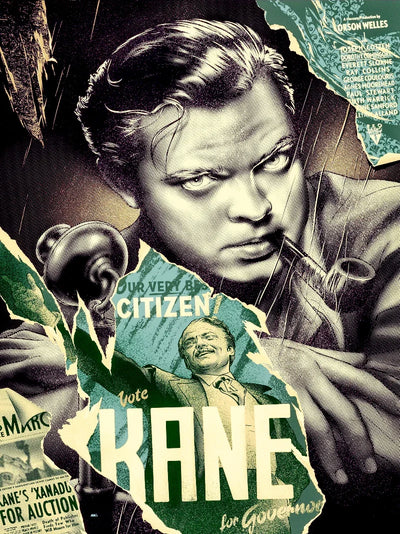 Citizen Kane Movie Poster - Classic Orson Welles Film Art Movie Poster | Film Wall Art Print